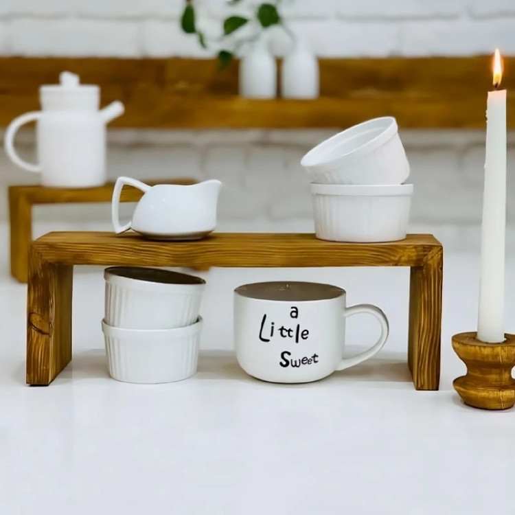 شلف رومیزی مدل چوبی mini تیشه
